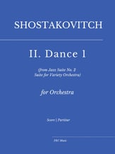 Dance I from Jazz Suite No. 2 Suite for Variety Orchestra Orchestra sheet music cover